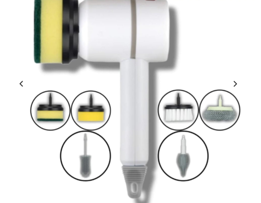 Perie Electrică pentru Vase și Baie – Curățare Automată, Reîncărcare USB, Fără Fir