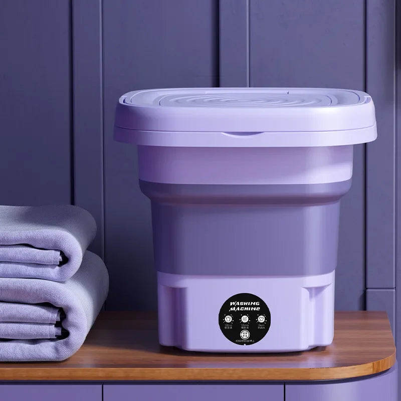 Mini mașină de spălat rufe 8L – pentru lenjerie, șosete și articole mici